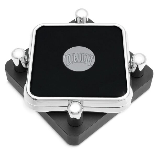 UNLV Rebels Silver 2-Piece Square Coaster Set