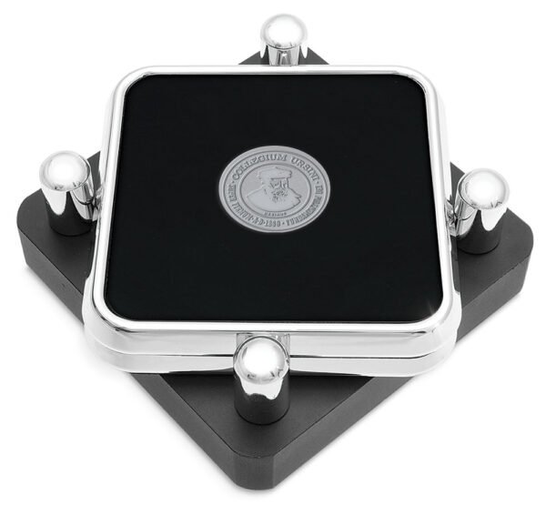 Ursinus Bears Silver 2-Piece Square Coaster Set Ursinus Bears Silver 2-Piece Square Coaster Set