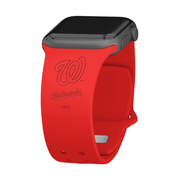 Washington Nationals Debossed Silicone Apple Watch Band