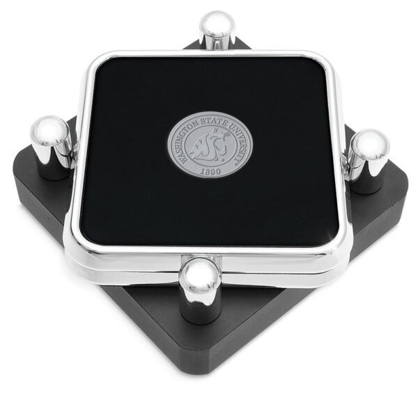 Washington State Cougars Silver 2-Piece Square Coaster Set Washington State Cougars Silver 2-Piece Square Coaster Set