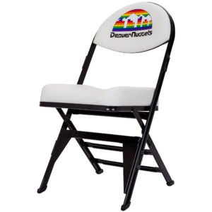 White Denver Nuggets Hardwood Classics Retro Chair