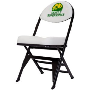 White Seattle SuperSonics Hardwood Classics Retro Chair