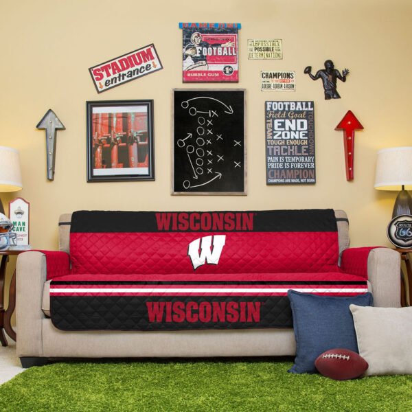 Wisconsin Badgers Sofa Furniture Protector Wisconsin Badgers Sofa Furniture Protector